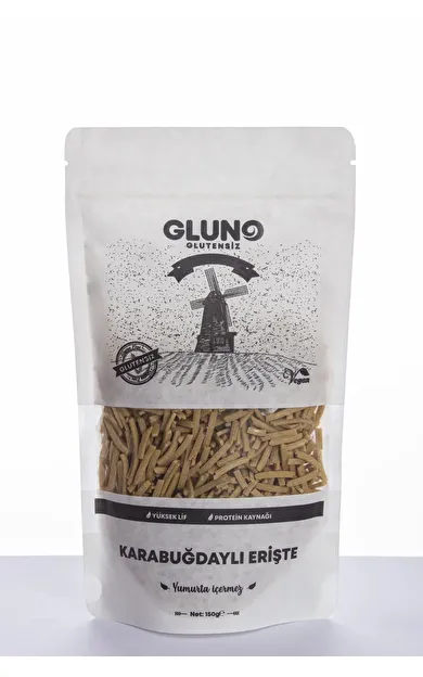 Gluno Glutensiz Karabuğdaylı Erişte 150g