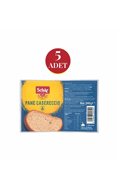 Pane Casereccio Glutensiz Ev Ekmeği 240 gr (5 ADET)