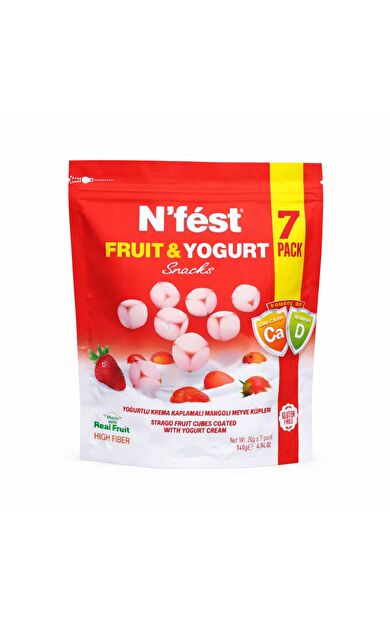 Fruit &amp; Yogurt Çilekli Meyve Küpü