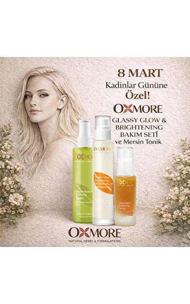 Oxmore Glassy Glow Serisi Leke Serumu ve Siyah Nokta Tonik Set