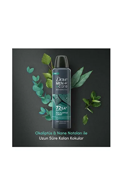 Dove Men Deodorant Care Advanced Eucaplyptus &amp; Mint 150 Ml