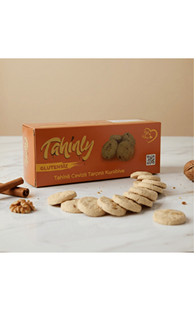 Tahinly Cevizli ve Tarçınlı Kurabiye  120 Gr