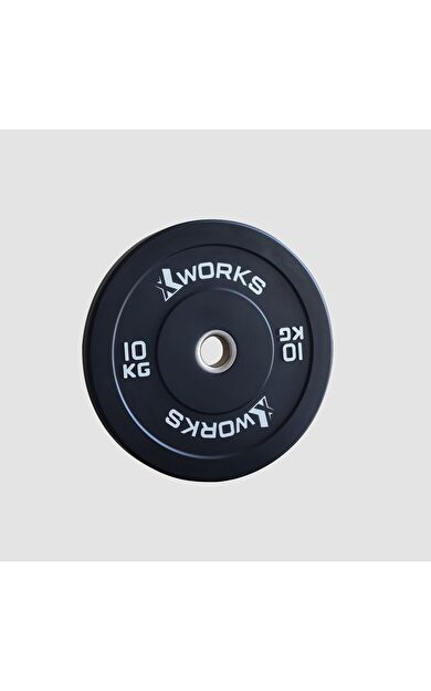 XWORKS Siyah Antrenman Bumper Plaka (Çift) 10KG (ÇİFT)